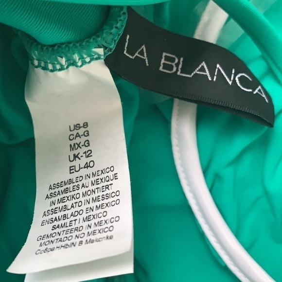 Nwt La Blanca Island Goddess Swimsuit Tankini Top - Picture 7 of 7